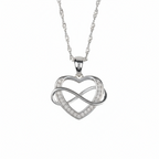 Titanix Ketting Dames – 925 Sterling Zilver Hartje – Pure Elegantie & Tijdloos Geschenk