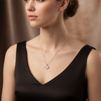 Titanix Ketting Dames – 925 Sterling Zilver Hartje – Pure Elegantie & Tijdloos Geschenk