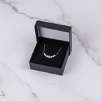 Titanix 925 Sterling zilver 18k goud gecoate Ketting met 1.7 karaat Moissanites (lab diamanten) – Met GRA Certificaat