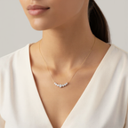 Titanix 925 Sterling zilver 18k goud gecoate Ketting met 1.7 karaat Moissanites (lab diamanten) – Met GRA Certificaat