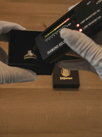 Gouden Moissanite Ring – 2 Karaat · 14k Massief Goud – productfoto 4