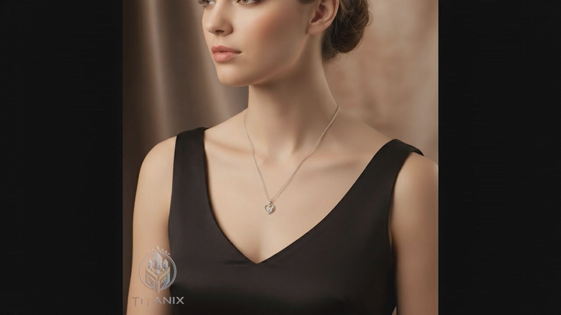 Titanix Ketting Dames – 925 Sterling Zilver – Hartje & Poes-Hanger – Speels & Elegant Cadeau