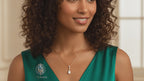 Titanix Ketting Dames – 925 Sterling Zilver, 18k Goudverguld – 2 Karaat Moissanite (Lab-Diamant) met GRA-Certificaat – Luxe grote steen